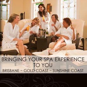Spa facial treatment products and setting